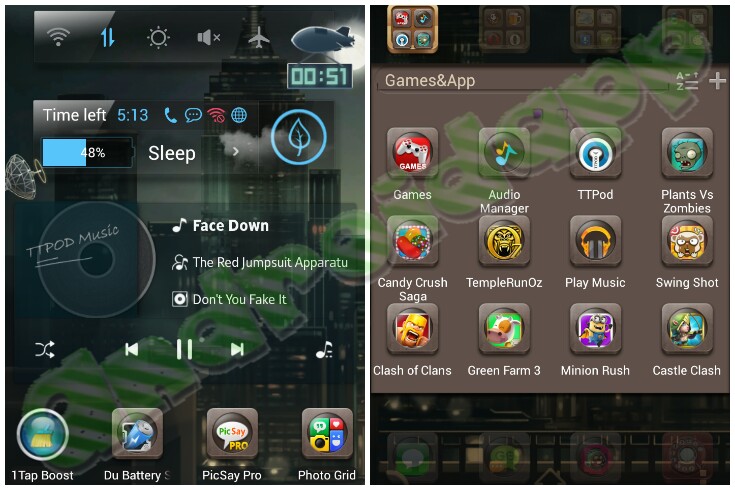 Firework go launcherex theme apk